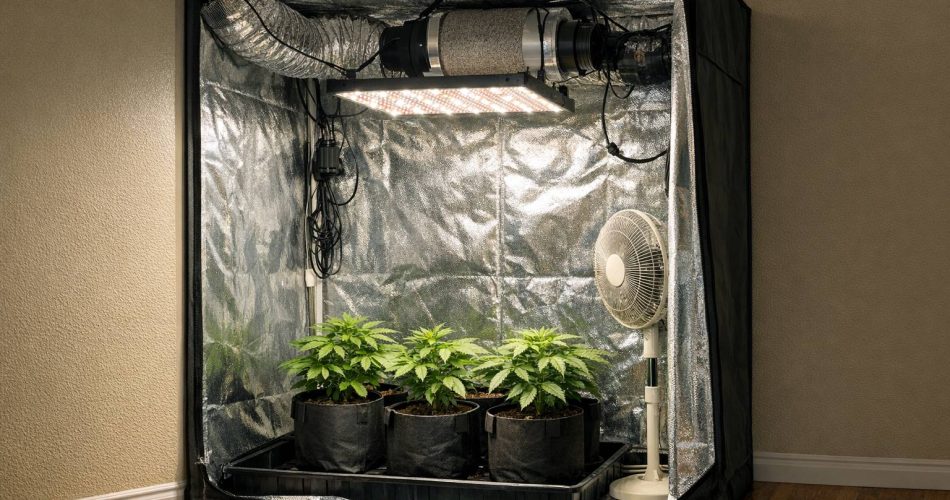 Kits de cultivo interior: guía completa para elegir el mejor (armario, LED, ventilación y extras)